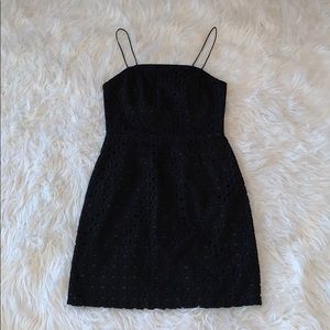 Banana Republic black mini dress